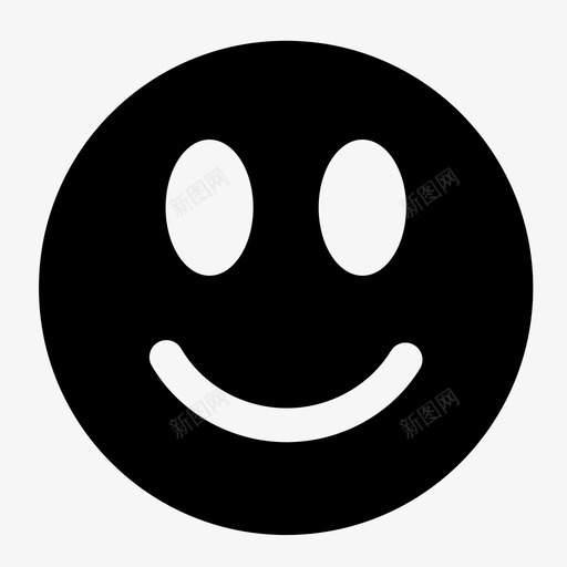 开心笑脸积极图标svg_新图网 https://ixintu.com 喜欢 幸福 开心 积极 笑脸 高兴
