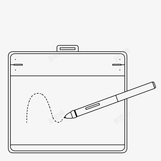 平板电脑wacom平面师图标svg_新图网 https://ixintu.com wacom 平板电脑 平面设计师 数字绘图 数字绘图板 数字艺术 绘图板 艺术家