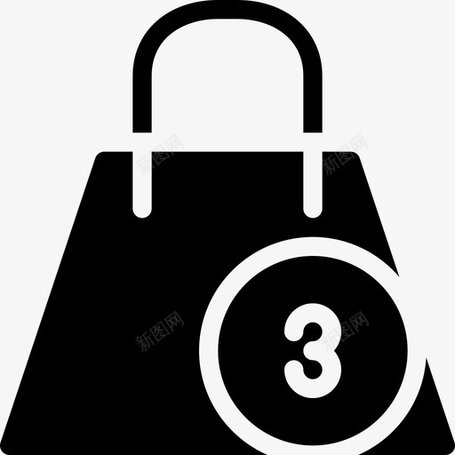 购物袋数量购物和电子商务-稳定图标svg_新图网 https://ixintu.com 购物和电子商务-稳定 购物袋数量