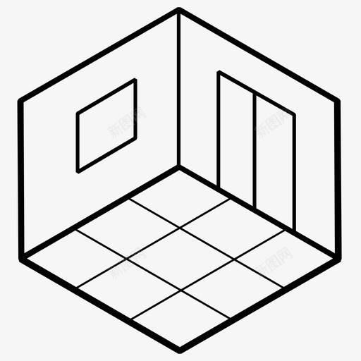 房间房间平面图图标svg_新图网 https://ixintu.com 住宅 布局 平面图 房屋 房间 房间设计 旅馆 汽车旅馆 等距图 酒店
