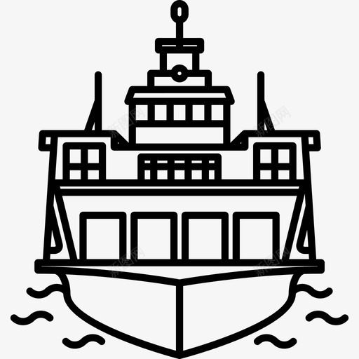 渡轮纽约偶像纽约图标svg_新图网 https://ixintu.com 不眠之城 交通 旅游 渡轮 纽约 纽约偶像 美利坚合众国