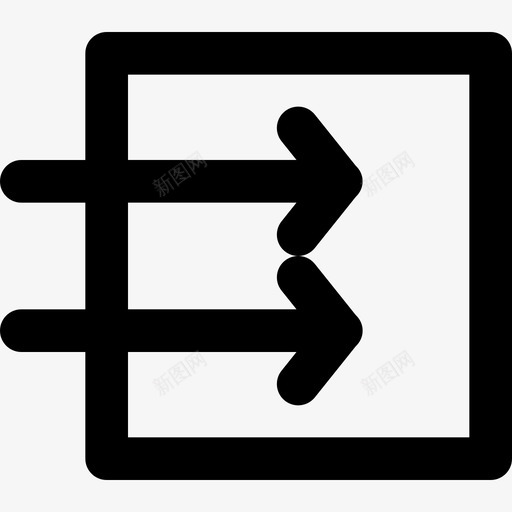内箭头导航右箭头图标svg_新图网 https://ixintu.com ui 内箭头 右箭头 实心图标 导航 形状 步骤 用户界面 移动 箭头视图实心