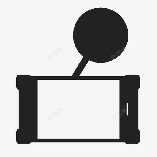 挡风玻璃电话座图标svg_新图网 https://ixintu.com 挡风玻璃电话座