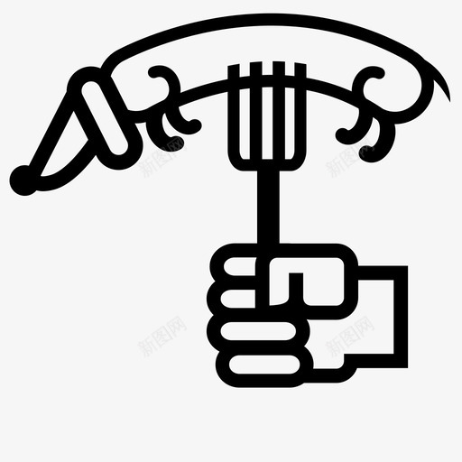 热狗香肠怪异图标svg_新图网 https://ixintu.com 吃狗 奇怪 怪异 搞笑 晚餐 热狗 热狗香肠 狗香肠 香肠 香肠狗