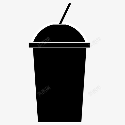饮料冷冻冰图标svg_新图网 https://ixintu.com slurpee slushi 冰 冷冻 奶昔 饮料