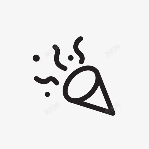 派对爆料图标svg_新图网 https://ixintu.com 派对爆料