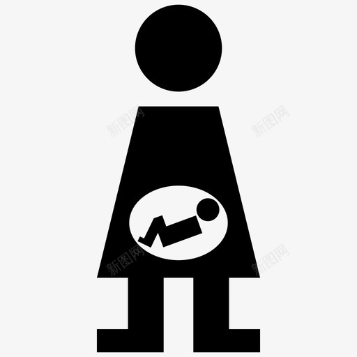 怀孕人父母图标svg_新图网 https://ixintu.com 人 女性 怀孕 数字 父母