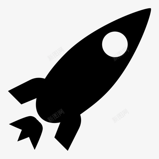 火箭宇宙火箭飞船图标svg_新图网 https://ixintu.com 太空旅行 宇宙 宇宙飞船 宇航员 火箭 火箭飞船