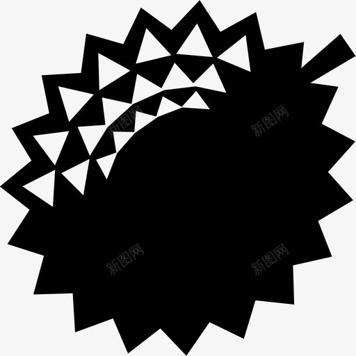 榴莲食物水果图标svg_新图网 https://ixintu.com 树 榴莲 水果 食物