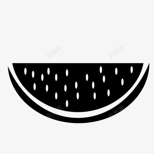 西瓜零食营养图标svg_新图网 https://ixintu.com 健康零食 健康食品 果汁 水果 膳食 营养 西瓜 零食