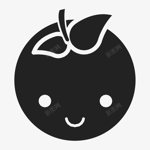 健康的微笑健康的水果快乐的微笑图标svg_新图网 https://ixintu.com 健康的微笑 健康的水果 快乐的微笑
