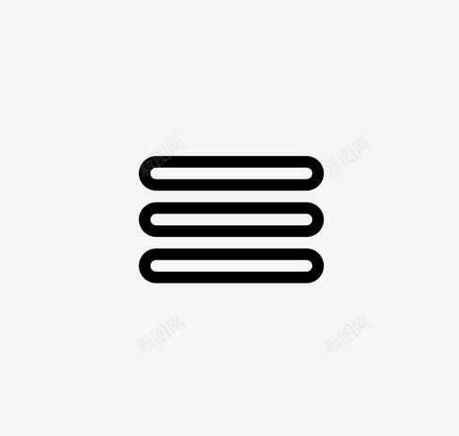 菜单web图标uxsvg_新图网 https://ixintu.com ui ux web图标 最小图标 最小图标集 站点导航 菜单 菜单栏