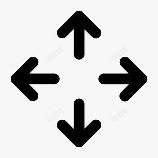 移动箭头方向图标svg_新图网 https://ixintu.com 平移 方向 移动 箭头