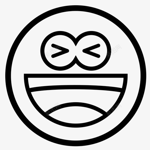 笑高兴嘴图标svg_新图网 https://ixintu.com 嘴 好消息 心情 搞笑 笑 脸 表情 高兴