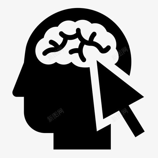 在线学习在线头部图标svg_新图网 https://ixintu.com 光标 在线 在线学习 在线学习模块 大脑 头部 数字学习 电子学习模块