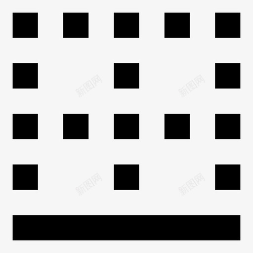 底部边框书写编写器图标svg_新图网 https://ixintu.com 书写 底部边框 文字处理程序 文字编辑器 文本编辑 文本编辑器 类型编辑 类型编辑器 编写器