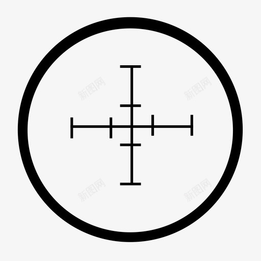 十字准线杀戮军用图标svg_新图网 https://ixintu.com 军用 十字准线 士兵 射击 杀戮 步枪 狙击 狩猎 猎人 瞄准镜