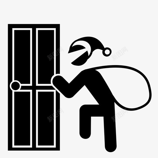 坏圣诞老人圣诞节小偷图标svg_新图网 https://ixintu.com 乱七八糟的圣诞节 假日 圣诞意外 圣诞节 坏圣诞老人 坏圣诞节 小偷 花里胡哨