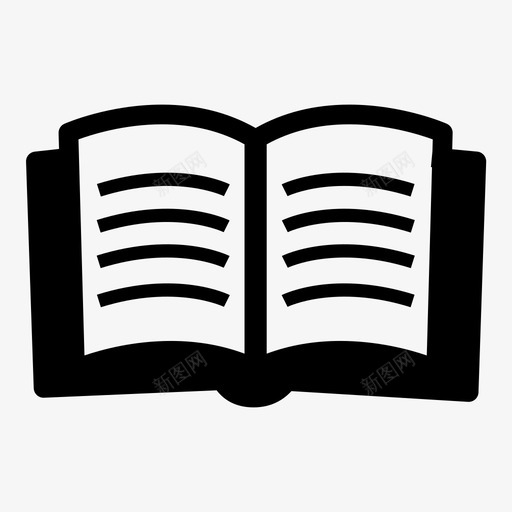 书籍写作课本图标svg_新图网 https://ixintu.com 书籍 写作 小说 手册 日记 笔记本 课本 阅读