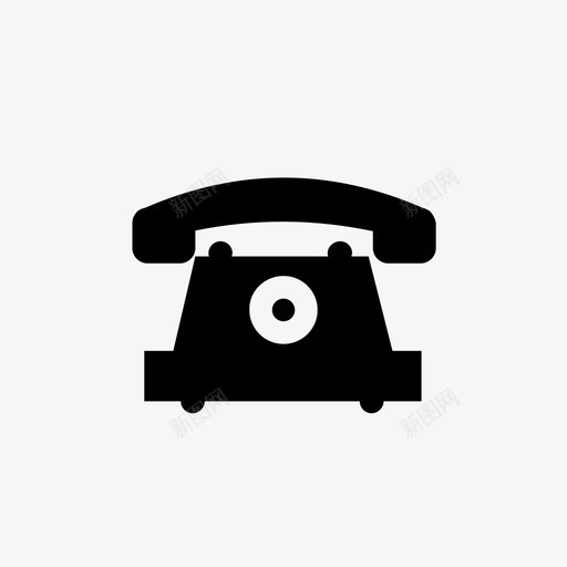 电话拨号铃声图标svg_新图网 https://ixintu.com 拨号 电话 铃声