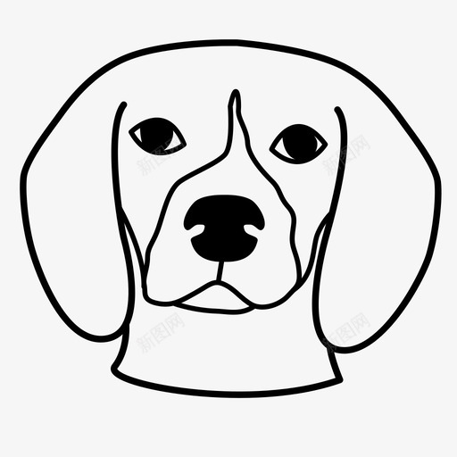 狗小狗宠物狗图标svg_新图网 https://ixintu.com 宠物狗 家养动物 小狗 小猎犬 狗 狗品种