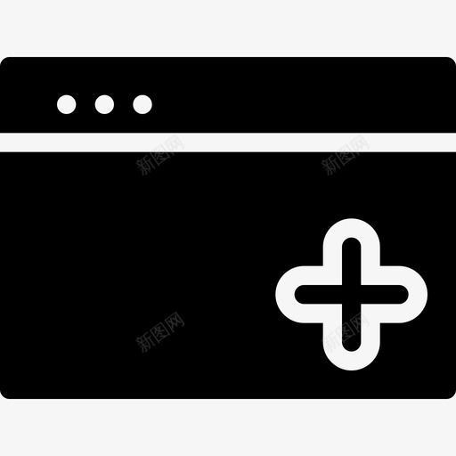 添加窗口设置形状图标svg_新图网 https://ixintu.com ui windows实心 实心图标 形状 标志 添加窗口 用户界面 站点 网站 网页 设置