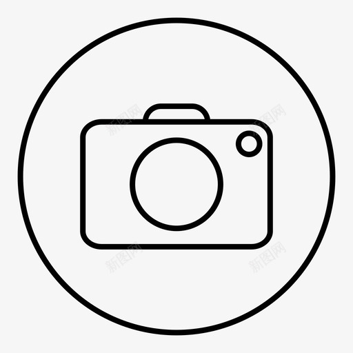 相机轻薄的移动图标svg_新图网 https://ixintu.com 相机 轻薄的移动图标