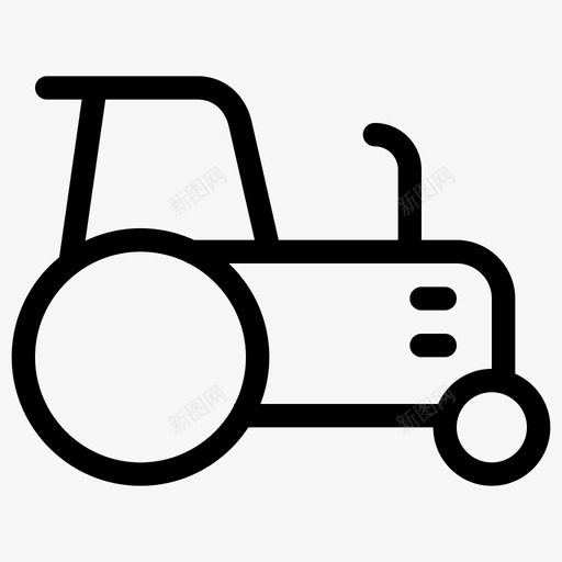 拖拉机耕地道路图标svg_新图网 https://ixintu.com 形状 拖拉机 旅行 旅行者 标志 耕地 运输 道路