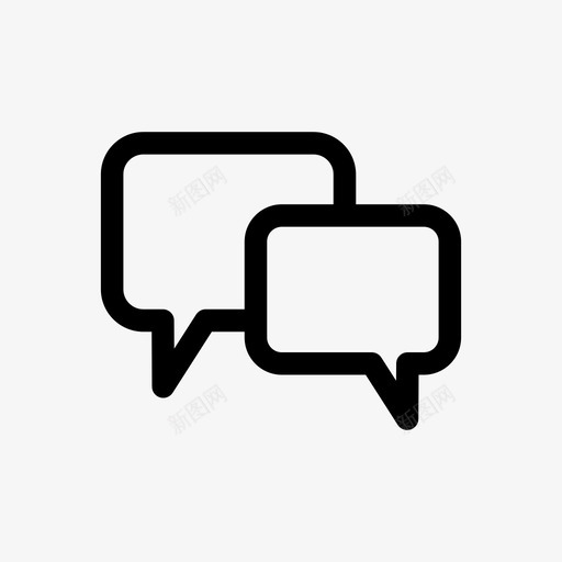 谈话演讲会议图标svg_新图网 https://ixintu.com 交流 交谈 会议 你好 想法 演讲 谈话