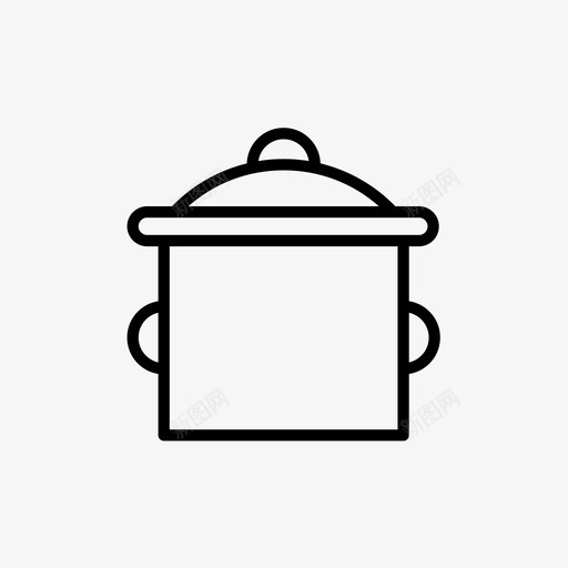 锅厨师炊具图标svg_新图网 https://ixintu.com 厨师 厨房 火锅 炊具 烹饪 烹饪锅 瓦罐 锅