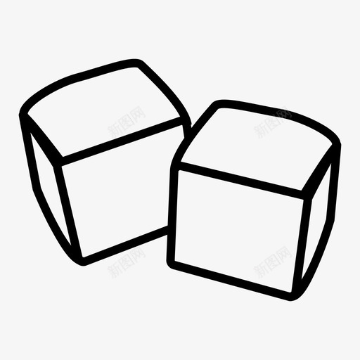冰块冷冻水冷冻图标svg_新图网 https://ixintu.com 冰块 冷冻 冷冻水