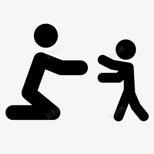 第一步坚果后代图标svg_新图网 https://ixintu.com 人 人和孩子 伸出手 养 后代 坚果 支持 玩 第一步