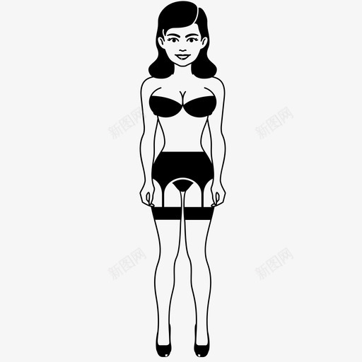 性感女人女人脱衣舞女图标svg_新图网 https://ixintu.com 内衣 女人 女孩 性感女人 模特 脱衣舞女