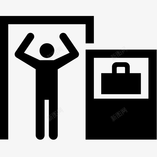 机场安检技术行李箱图标svg_新图网 https://ixintu.com 入口 安检 扫描 技术 机场安检 航站楼 行李箱 防护