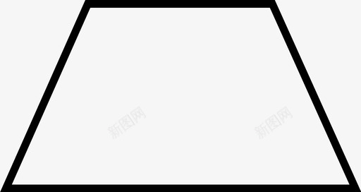 等轴梯形形状几何图标svg_新图网 https://ixintu.com 几何 对象 形状 等轴梯形