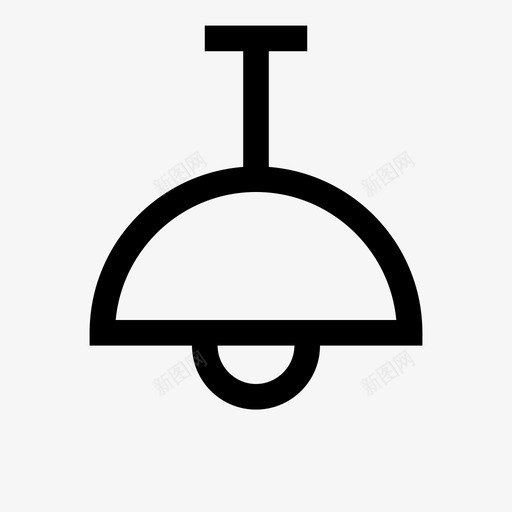 吊灯房间灯照明图标svg_新图网 https://ixintu.com 吊灯 室内照明 家用灯 房间灯 灯 灯泡 照明