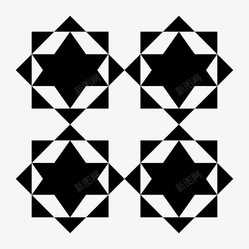 图案重复重复图案图标svg_新图网 https://ixintu.com 东方 图案 图案设计 大卫之星 重复 重复图案 重复设计