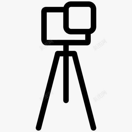 gopro摄影照片图标svg_新图网 https://ixintu.com gopro 便携 套装 快照 拍摄 摄影 支架 标牌 照片 稳定性 造型