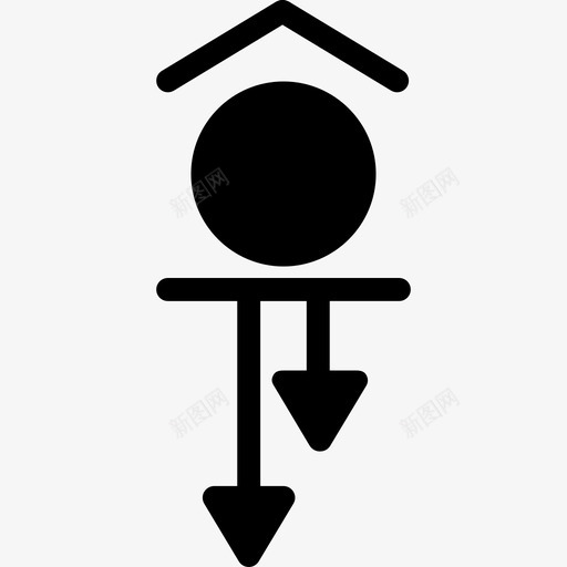 时钟秒形状图标svg_新图网 https://ixintu.com 告诉时间 实心图标 形状 时钟 时间实心 时间轨迹 标志 秒 计时器