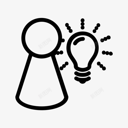 基于知识灯灯泡图标svg_新图网 https://ixintu.com meeple memory memorybased memorybasedgame play player rules 典当 基于知识 灯 灯泡