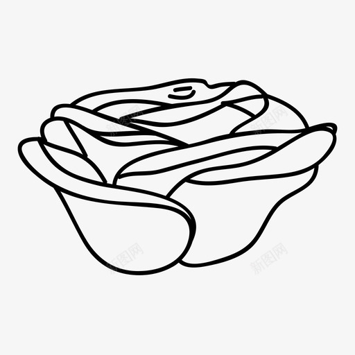 玫瑰情人节玫瑰花图标svg_新图网 https://ixintu.com 天然 情人玫瑰 情人节 植物 玫瑰 玫瑰花 自然