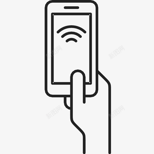 移动支付苹果支付非接触式图标svg_新图网 https://ixintu.com nfc 电话支付 移动支付 苹果支付 近场通信 非接触式 非接触式支付
