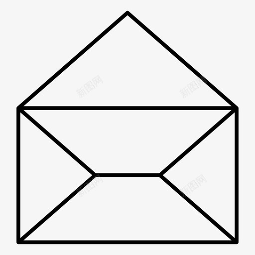 开封信封可密封邮寄图标svg_新图网 https://ixintu.com 信件 信封 可密封 开封信封 提纲 文件 活页 电子邮件 纸张 邮件 邮寄
