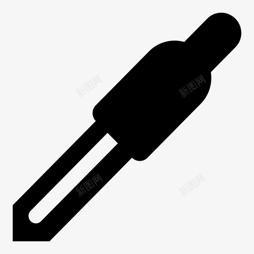 滴管吸管接口图标svg_新图网 https://ixintu.com 吸管 接口 滴头 滴管 颜色工具 颜色选择器