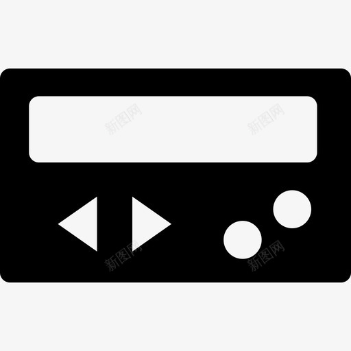 寻呼机技术计算机和媒体1图标svg_新图网 https://ixintu.com 寻呼机 技术 计算机和媒体1