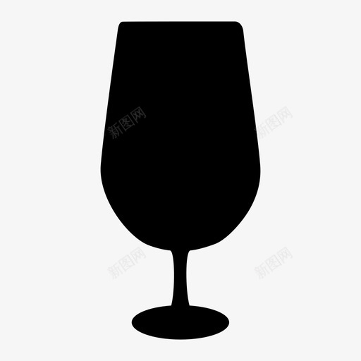 酒杯白葡萄酒器皿图标svg_新图网 https://ixintu.com 器皿 杯子 烈酒 白葡萄酒 红酒 酒杯 酒精 饮料 高脚杯