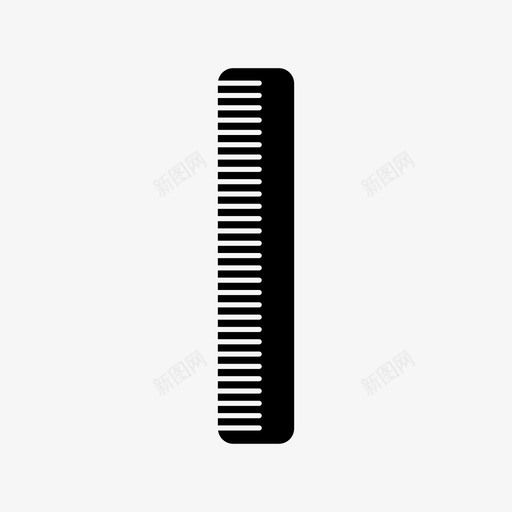 梳子理发师刷子图标svg_新图网 https://ixintu.com 刷子 发型 梳头 梳子 理发师