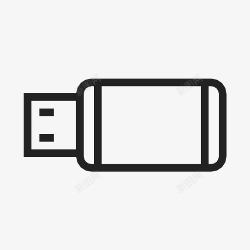 U盘存储器记忆棒图标svg_新图网 https://ixintu.com U盘 存储器 记忆棒 闪存