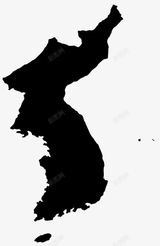 韩国亚洲国家图标svg_新图网 https://ixintu.com 亚洲 国家 地图 地点 地理位置 韩国