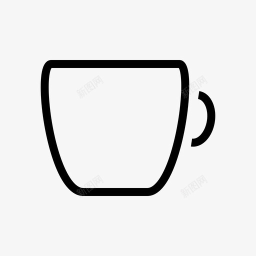 马克杯饮料咖啡杯图标svg_新图网 https://ixintu.com 咖啡杯 热巧克力 茶 茶logo 饮料 马克杯